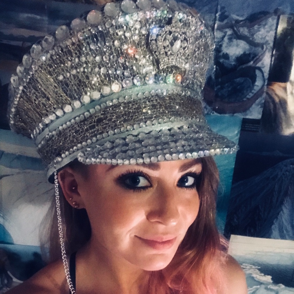Marching band Crystal Embellished Hat